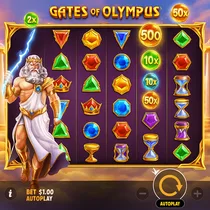 Betsixty - Gates of Olympus Slot Game - Pragmatic Play