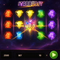 Betsixty - Starburst Slot Game - NetEnt